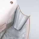 Salvatore Ferragamo Chain Shoulder Bag Enamel Yellow Auth hk1961-17