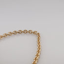 Salvatore Ferragamo Chain Shoulder Bag Enamel Yellow Auth hk1961-8