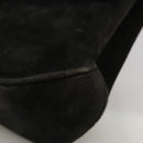 Salvatore Ferragamo Shoulder Bag Suede Black Auth hk1963-14