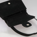 Salvatore Ferragamo Shoulder Bag Suede Black Auth hk1963-18