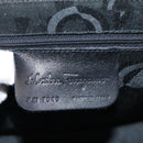 Salvatore Ferragamo Shoulder Bag Suede Black Auth hk1963-12