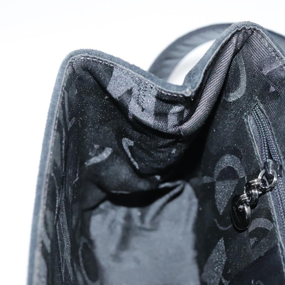 Salvatore Ferragamo Umhängetasche Wildleder Schwarz Auth hk1963