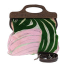 Miu Miu Hand Bag Suede 2way Pink Auth hk1964-1