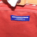 BURBERRY Blue Label Tote Bag Canvas Red Auth hk1973-14