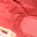 BURBERRY Blue Label Tote Bag Canvas Red Auth hk1973-17