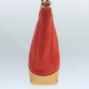 BURBERRY Blue Label Tote Bag Canvas Red Auth hk1973-4