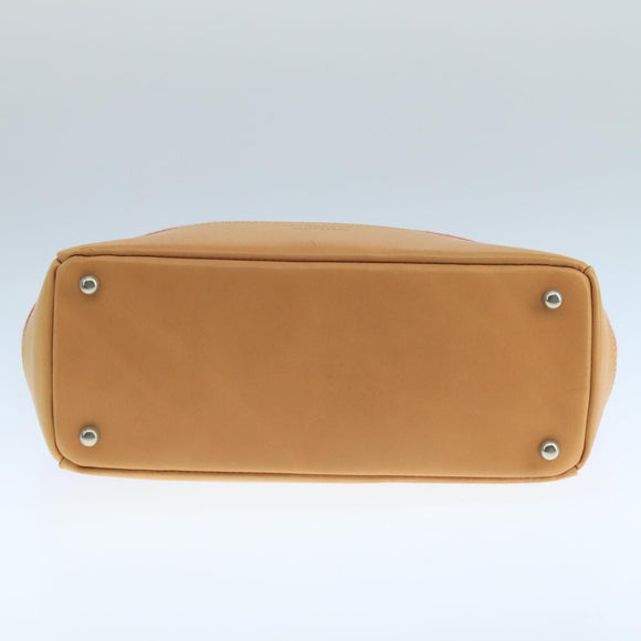 BURBERRY Blue Label Tote Bag Canvas Red Auth hk1973