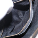 FENDI Hand Bag Leather 2way Black Gold Auth hk1976-26