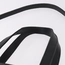 FENDI Hand Bag Leather 2way Black Gold Auth hk1976-8