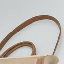 FENDI To joule Hand Bag Canvas 2way Gold Beige Auth hk1977-14