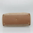 FENDI To joule Hand Bag Canvas 2way Gold Beige Auth hk1977-5