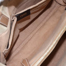 FENDI To joule Hand Bag Canvas 2way Gold Beige Auth hk1977-11