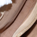 FENDI To joule Hand Bag Canvas 2way Gold Beige Auth hk1977-23