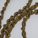 CHANEL Matelasse Chain Shoulder Bag Lamb Skin Beige Gold CC Auth hk1979-8