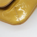 LOUIS VUITTON Monogram Vernis Thompson Street Bag Beige M91301 LV Auth hk1982-14