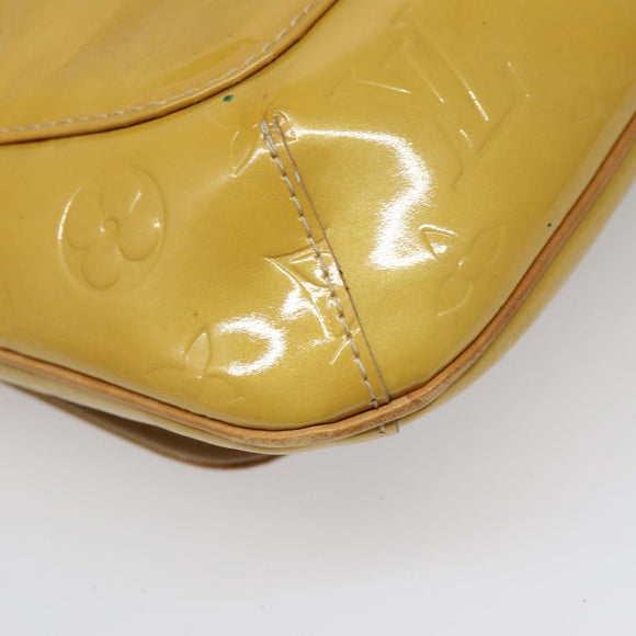 LOUIS VUITTON Monogram Vernis Thompson Street Bag Beige M91301 LV Auth hk1982