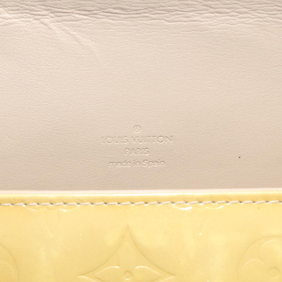 LOUIS VUITTON Monogram Vernis Thompson Street Bag Beige M91301 LV Auth hk1982