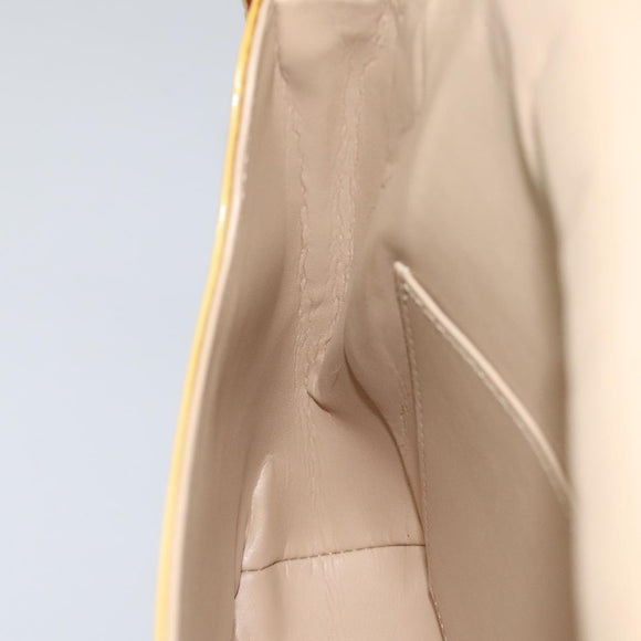 LOUIS VUITTON Monogram Vernis Thompson Street Bag Beige M91301 LV Auth hk1982