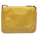 LOUIS VUITTON Monogram Vernis Thompson Street Bag Beige M91301 LV Auth hk1982-2