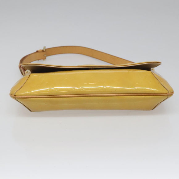 LOUIS VUITTON Monogram Vernis Thompson Street Bag Beige M91301 LV Auth hk1982