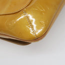 LOUIS VUITTON Monogram Vernis Thompson Street Bag Beige M91301 LV Auth hk1983-16