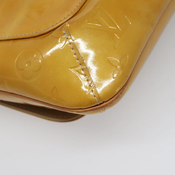 LOUIS VUITTON Monogram Vernis Thompson Street Bag Beige M91301 LV Auth hk1983