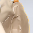 LOUIS VUITTON Monogram Vernis Thompson Street Bag Beige M91301 LV Auth hk1983-18