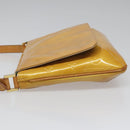 LOUIS VUITTON Monogram Vernis Thompson Street Bag Beige M91301 LV Auth hk1983-4