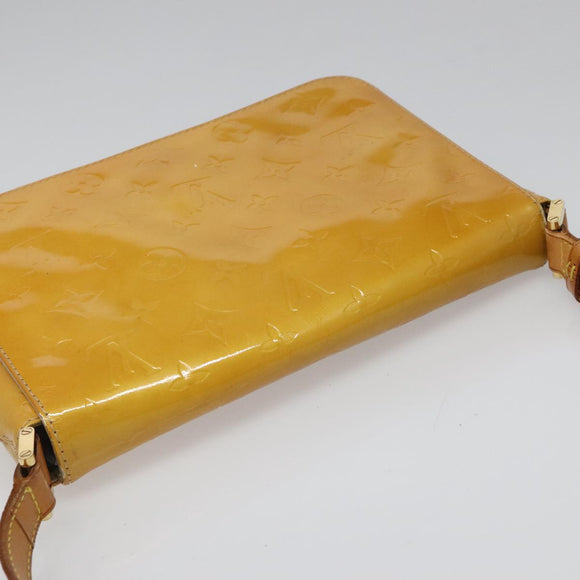 LOUIS VUITTON Monogram Vernis Thompson Street Bag Beige M91301 LV Auth hk1983