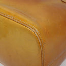 LOUIS VUITTON Monogram Vernis Houston Hand Bag Beige M91004 LV Auth hk1984-14