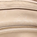 LOUIS VUITTON Monogram Vernis Houston Hand Bag Beige M91004 LV Auth hk1984-19