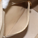 LOUIS VUITTON Monogram Vernis Houston Hand Bag Beige M91004 LV Auth hk1984-22