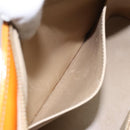 LOUIS VUITTON Monogram Vernis Houston Hand Bag Beige M91004 LV Auth hk1984-11