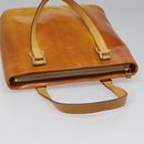 LOUIS VUITTON Monogram Vernis Houston Hand Bag Beige M91004 LV Auth hk1984-6