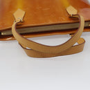 LOUIS VUITTON Monogram Vernis Houston Hand Bag Beige M91004 LV Auth hk1984-7