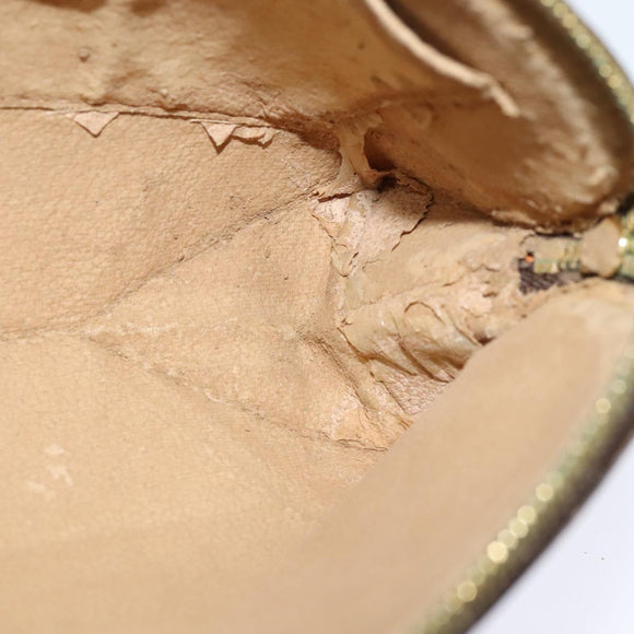 LOUIS VUITTON Monogram Pochette Cosmetic PM Cosmetic Pouch M47515 LV Auth hk2001