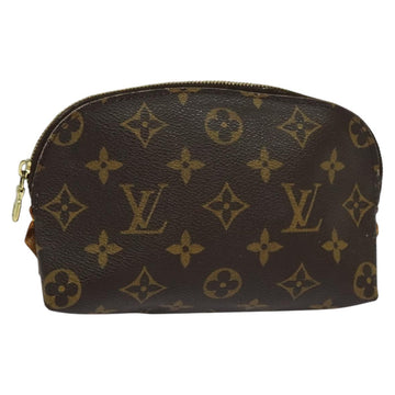 LOUIS VUITTON Monogram Pochette Cosmetic PM Cosmetic Pouch M47515 LV Auth hk2001