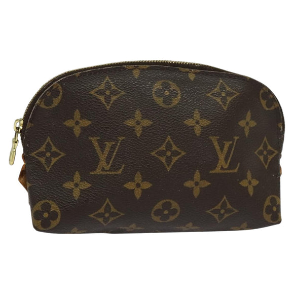 LOUIS VUITTON Monogram Pochette Cosmetic PM Cosmetic Pouch M47515 LV Auth hk2001