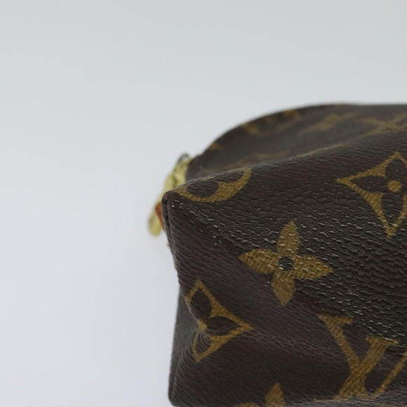 LOUIS VUITTON Monogram Pochette Cosmetic PM Cosmetic Pouch M47515 LV Auth hk2001