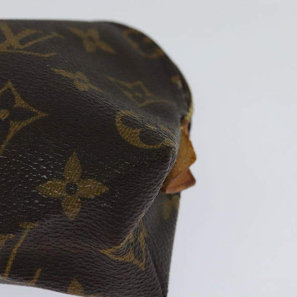 LOUIS VUITTON Monogram Pochette Cosmetic PM Cosmetic Pouch M47515 LV Auth hk2001