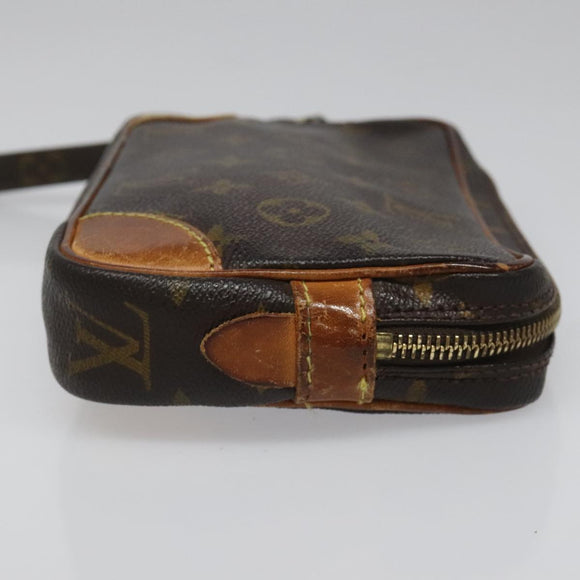 LOUIS VUITTON Monogram Marly Dragonne PM Clutch Bag M51827 LV Auth hk2007