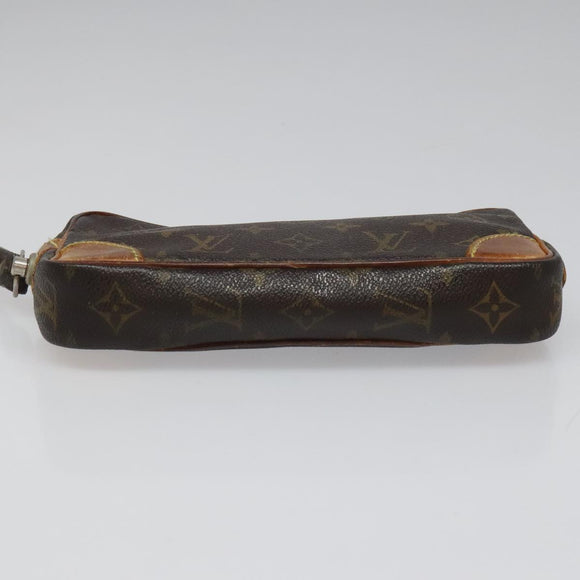 LOUIS VUITTON Monogram Marly Dragonne PM Clutch Bag M51827 LV Auth hk2007