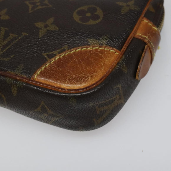 LOUIS VUITTON Monogram Marly Dragonne PM Clutch Bag M51827 LV Auth hk2007