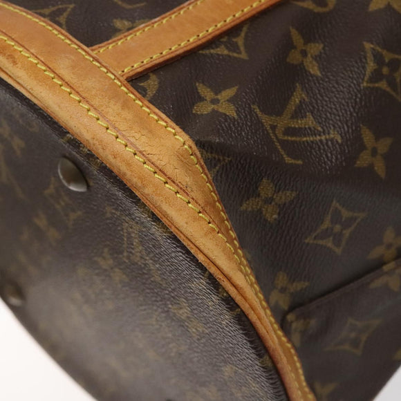 LOUIS VUITTON Monogram Bucket GM Shoulder Bag M42236 LV Auth hk2011