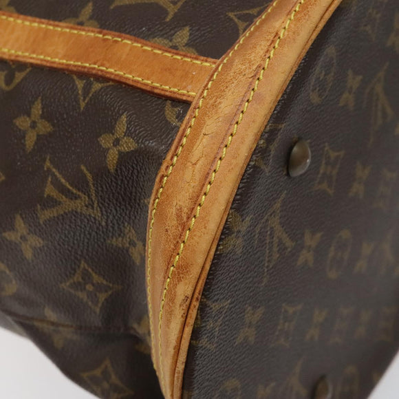 LOUIS VUITTON Monogram Bucket GM Shoulder Bag M42236 LV Auth hk2011