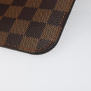 LOUIS VUITTON Damier Ebene Neverfull MM Pouch Accessory Pouch LV Auth hk2018V-15