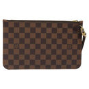 LOUIS VUITTON Damier Ebene Neverfull MM Pouch Accessory Pouch LV Auth hk2018V-2