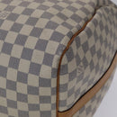 LOUIS VUITTON Damier Azur Keepall Bandouliere 55 Boston Bag N41429 Auth hk2021-9