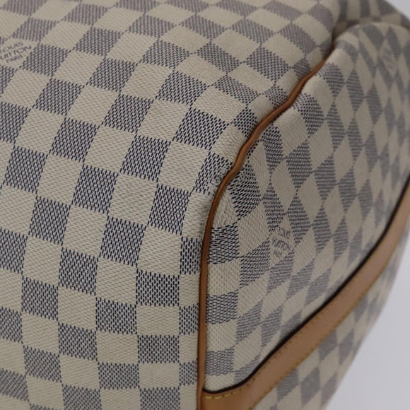 LOUIS VUITTON Damier Azur Keepall Bandouliere 55 Boston Bag N41429 Auth hk2021