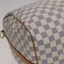 LOUIS VUITTON Damier Azur Keepall Bandouliere 55 Boston Bag N41429 Auth hk2021-14